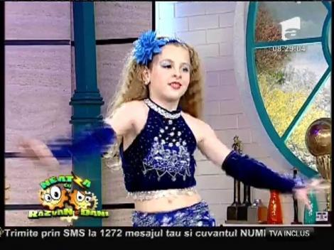 Ana Dumitru a dansat la Neatza pe ritmuri orientale