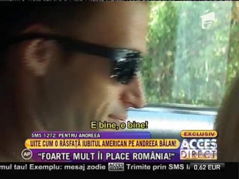 Andreea Bălan, răsfățată de iubitul american și în România