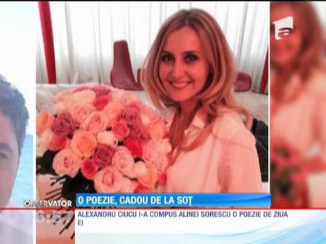 Alina Sorescu a primit în dar o poezie de dragoste de la soţul ei