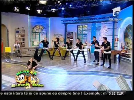 Nebunie şi senzaţieee! Trupa Trouble Crew a făcut furori la "Neatza"!