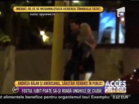 Andreea Bălan şi Michael, săruturi fierbinţi în public