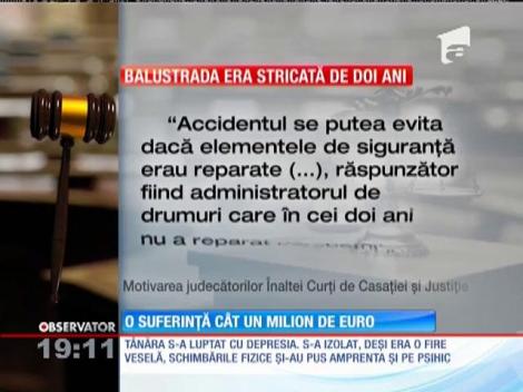 O suferinţă cât un milion de euro