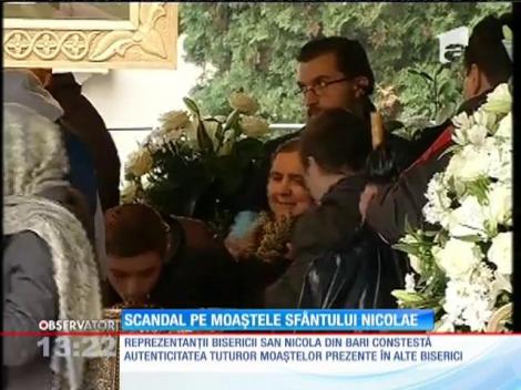 Scandal pe moaştele Sfântului Nicolae