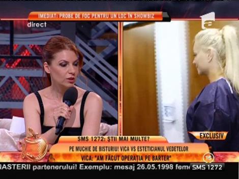 Vica Blochina: ”Am făcut operația pe barter”