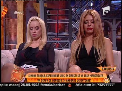 Simona Trașcă, adormită cu ajutorul hipnozei!