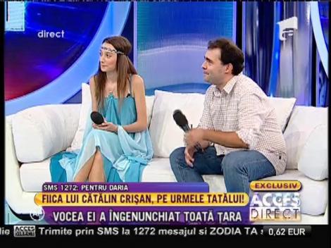 Fata lui Cătălin Crişan, pe urme tatălui