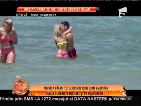 Andreea Bălan, tandrețuri pe plajă cu iubitul american
