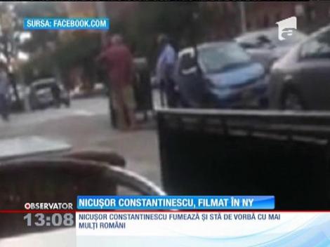 Nicuşor Constantinescu, filmat la New York