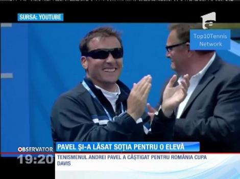 Andrei Pavel şi-a lăsat familia pentru o elevă mai tânără cu 24 de ani