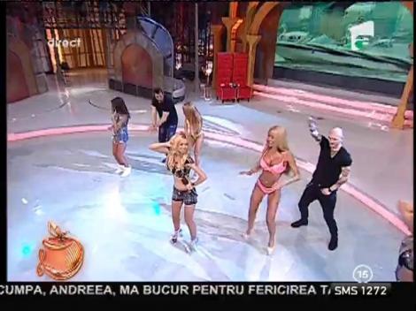 VIDEO FIERBINTE! Aşa mişcări nu vezi nici la Carnaval! Andreea Bălan, show incendiar cu Ana şi Loredana