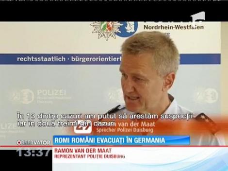 Romi evacuaţi, în Germania