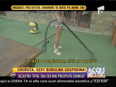 Cruduţa a lăsat la o parte pictorialele sexy şi s-a transformat în Bubulina Gospodina!