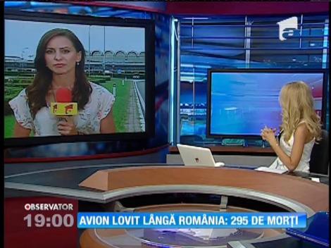 Un avion cu 295 de oameni la bord ar fi fost doborât în Ucraina