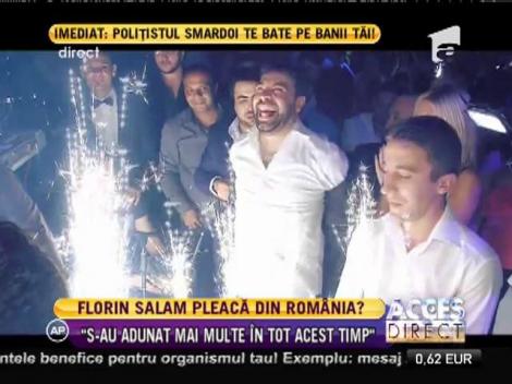 Florin Salam vrea să plece din România