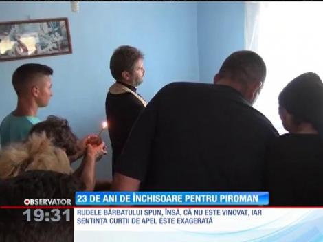 23 de ani de închisoare pentru piromanul canotoarei Oana Albu