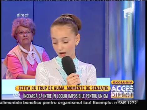 Cea mai tânără contorsionistă din România!