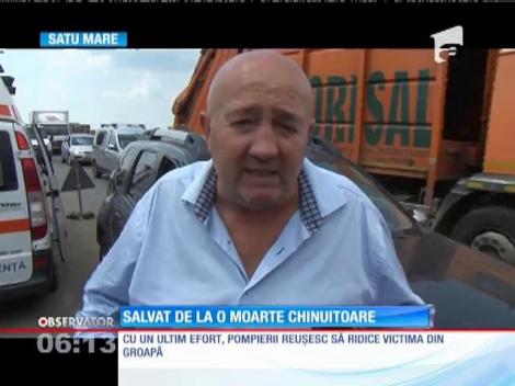 Muncitor de 31 de ani, salvat de la o moarte chinuitoare