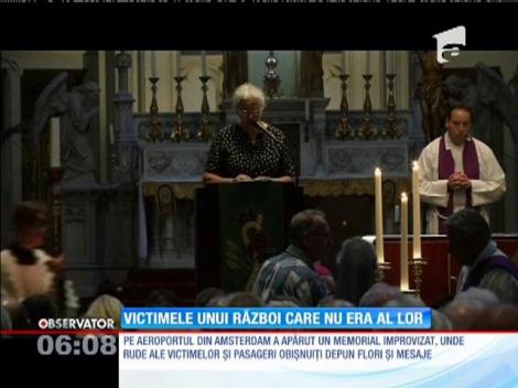 Manifestări de solidaritate cu familiile îndoliate de tragedia avionului în Ucrainei