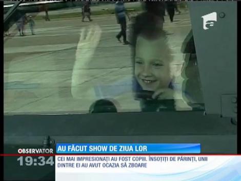 Piloții au făcut show de ziua lor