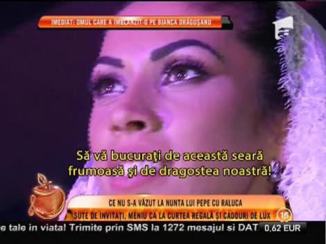 Pepe și Raluca, culisele nunții secolului!