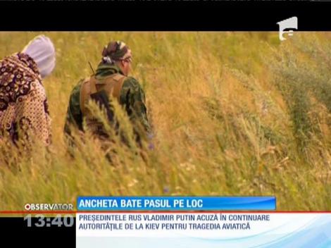 Ancheta bate pasul pe loc