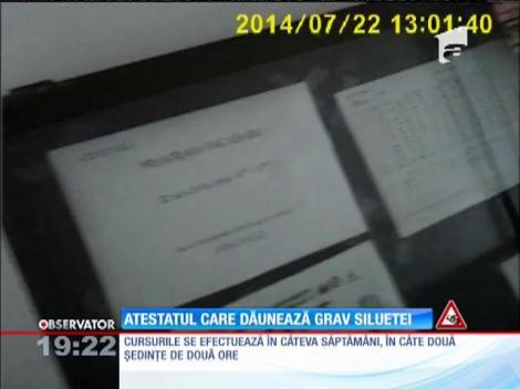 Atestatul care dăunează grav siluetei