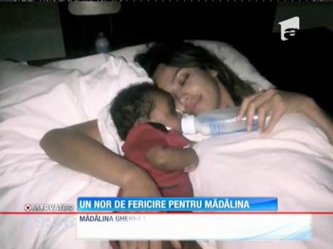 Mădălina Ghenea a adoptat un copil din Haiti