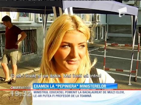 Visează să lucreze prin ministere, dar nu stiu cine e ministrul Educației