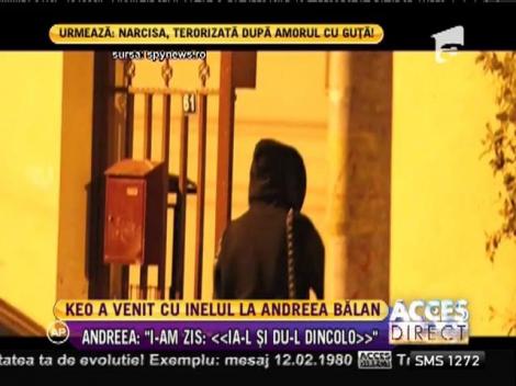 Keo a încercat s-o recucerească pe Andreea Bălan cu un inel