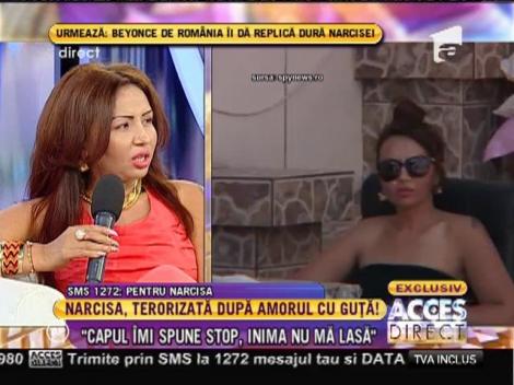 Narcisa, despre relaţia cu Guţă: "Capul îmi spune stop, inima nu mă lasă"