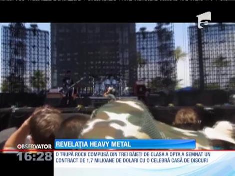 3 băieţi de nici 14 ani, revelaţia heavy metal