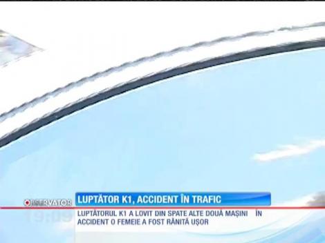 Luptătorul Daniel Ghiţă, accident în trafic