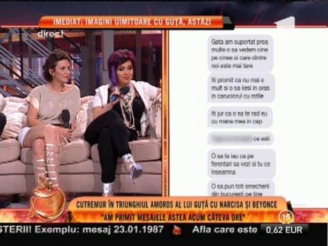 Narcisa, terorizată de un necunoscut prin mesaje