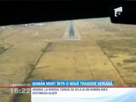 Român mort într-o nouă tragedie aviatică