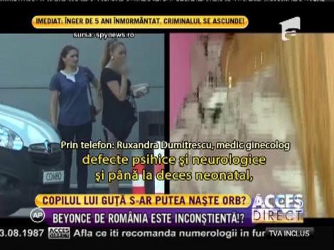 Viciile iubitei lui Guţă pot duce la o naştere prematură