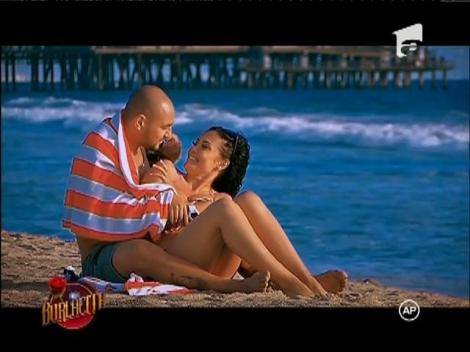 S-au iubit pe plajă! Andreea Mantea nu a mai putut scăpa din brațele lui