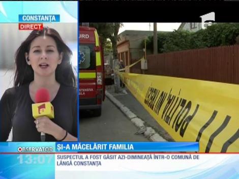 Bărbatul din Constanţa, care şi-a măcelărit familia, a fost găsit