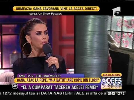 Oana Zăvoranu: ”Pepe m-a bătut. Are un copil cu o dansatoare!”