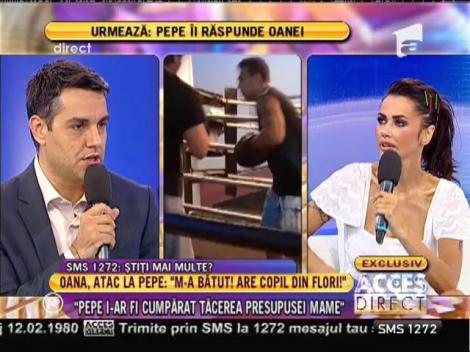 Oana Zăvoranu: ”Pepe i-ar fi cumpărat tăcerea presupusei mame”