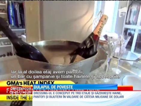 Casa transformată în șifonier