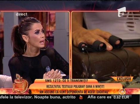 Oana vrea să repete testul poligraf: ”Am mințit când am spus că nu am luat medicamente!”