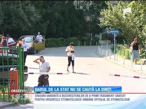 Darul de la stat nu se caută la dinți! Unitatea de urgenţe stomatologice de la Spitalul Sfântul Ioan a fost desfiinţată