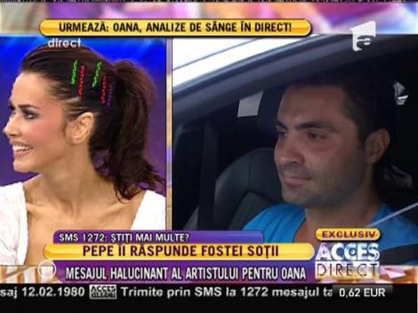 Pepe îi răspunde Oanei Zăvoranu