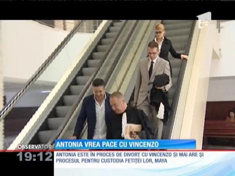 Antonia vrea pace cu Vincenzo Castellano