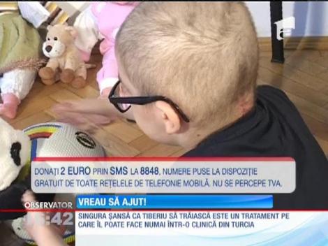 Vreau să ajut! Tiberiu suferă de cancer cerebral