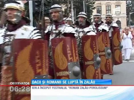 Dacii și romanii se luptă în Zalău