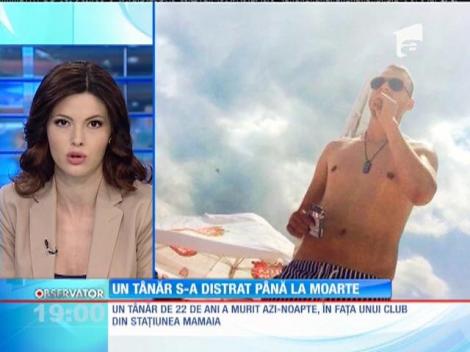 Un tânăr din Capitală a murit în faţa unui club faimos din staţiunea Mamaia