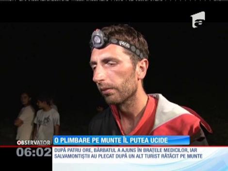 O plimbare pe munte îi putea aduce sfârşitul unui bucureştean