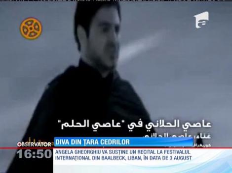 Angela Gheorghiu cânta în cadrul festivalului de la Baalbeck