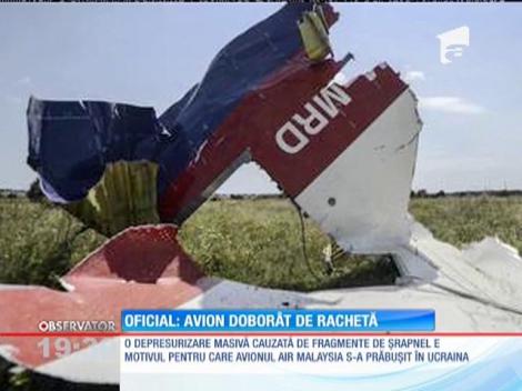 Oficial: Avionul Air Malaysia a fost doborât de o rachetă